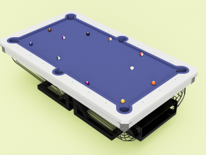 Pool Table full kit 3D Model