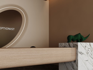 Reception Interior 3D Model