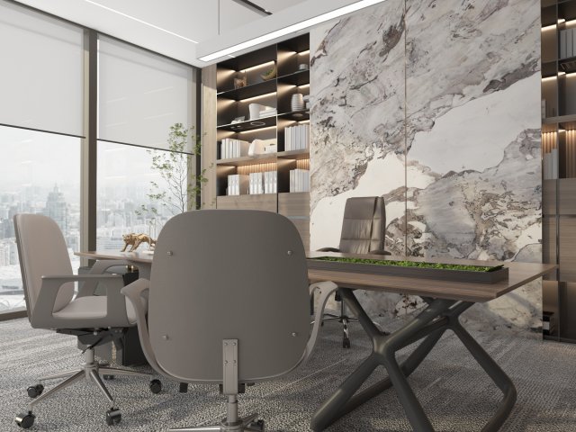 Office 3D 模型 .c4d .max .obj .3ds .fbx .stl .blend 