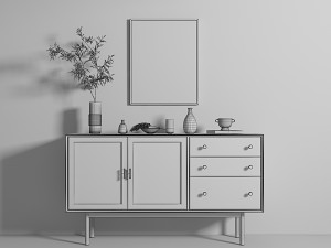 Side cabinet 3Dモデル