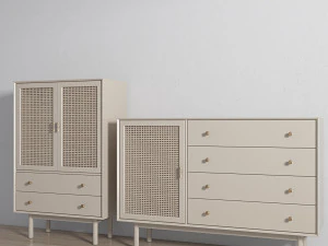 Side cabinet 3D Model