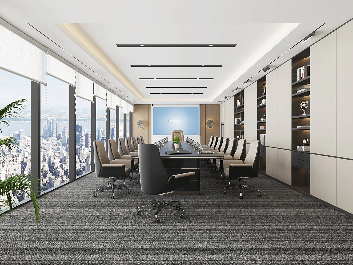 Conference Room 3D Model .c4d .max .obj .3ds .fbx .stl .blend