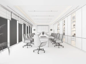 Conference Room 3D Model