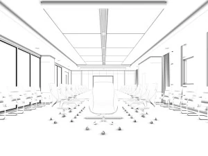 Sala konferencyjna Model 3D