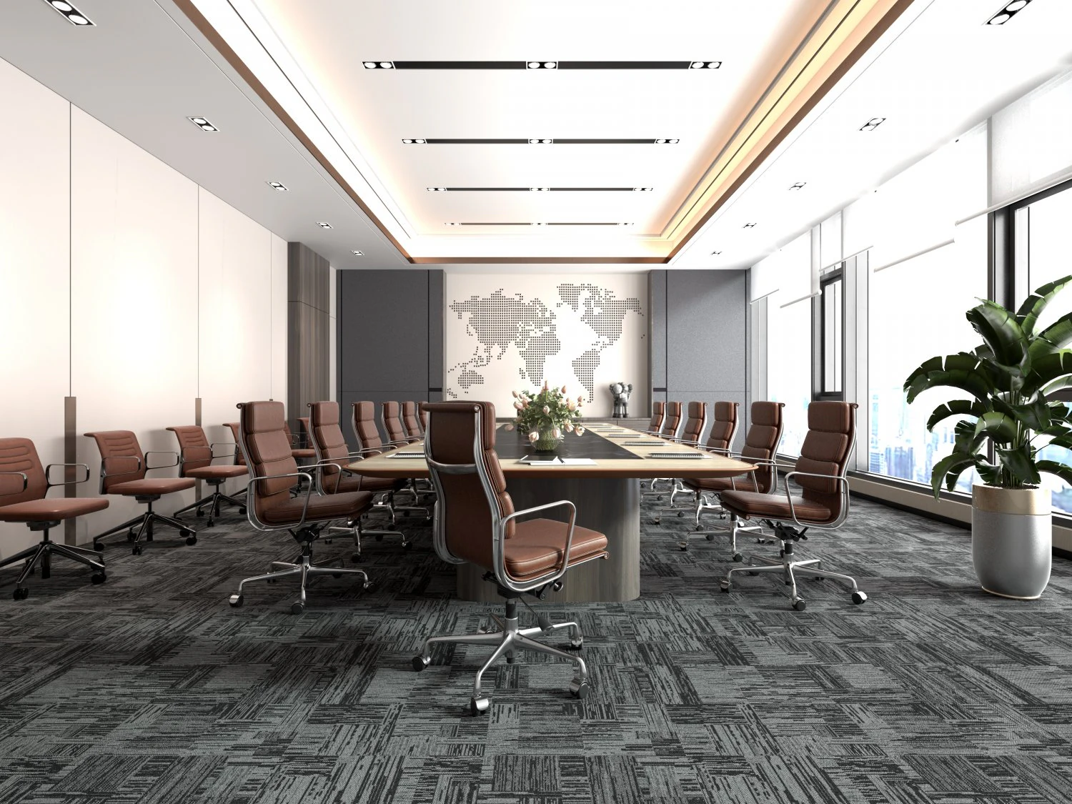Conference Room 3D Model .c4d .max .obj .3ds .fbx .stl .blend 