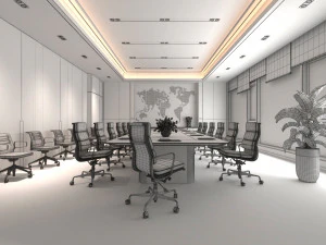 Conference Room 3D Model