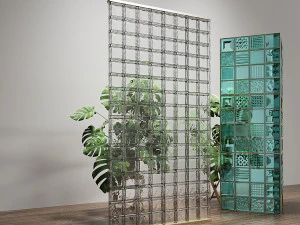 Glass bricks 3D Model