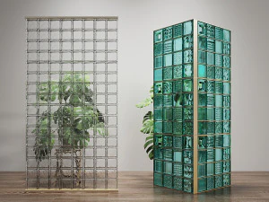 Glass bricks 3D Model