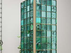 Glass bricks 3D Model