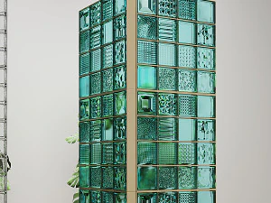 Glass bricks 3D Model
