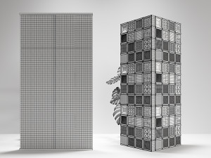 Glass bricks 3D Model