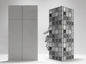 Glass bricks 3D Model