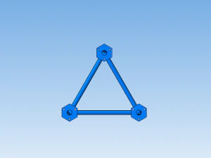 Radio mast tower F440 3D Model