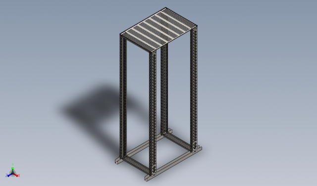 Server rack 3D-Modell .c4d .max .obj .3ds .fbx .stl .blend 