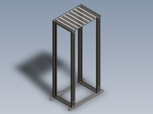 Server rack 3D Model