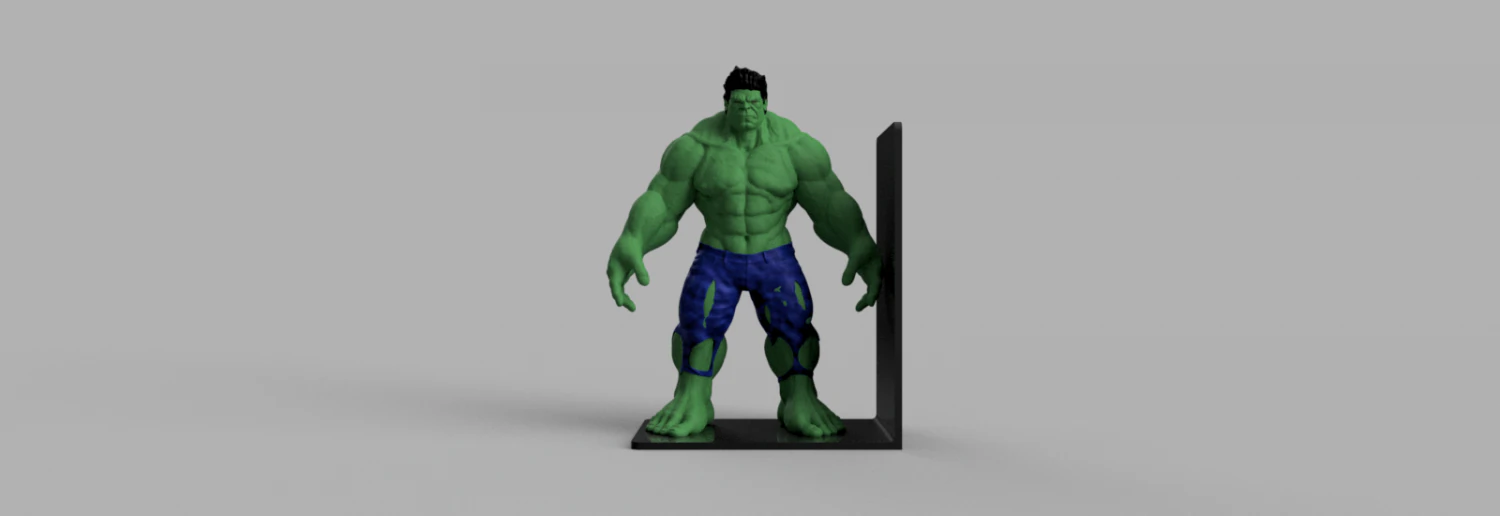 Hulk Bookends 3D Print Model .c4d .max .obj .3ds .fbx .stl .blend