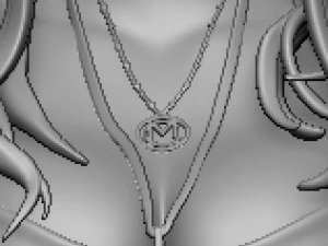 Posąg popiersia Calliope Mori naturalnej wielkości do druku Model do druku 3D