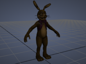 Glitchtrap FNAF VR Modelo 3D