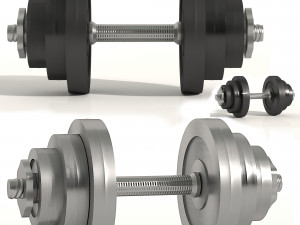 40KG Adjustable Weight Set 3D Model