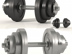 40KG Adjustable Weight Set 3D Model