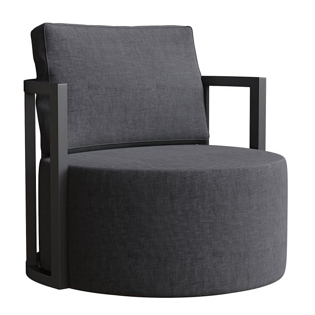 Kav armchair 3D मॉडल .c4d .max .obj .3ds .fbx .stl .blend 
