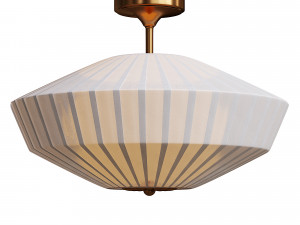 Stefanie Flush Ceiling Light Modello 3D