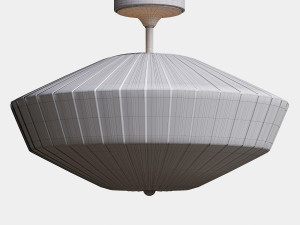 Stefanie Flush Ceiling Light 3D 模型