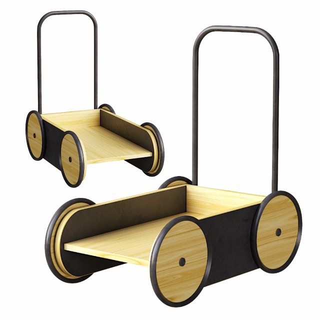 BABY WALKER 3D-Modell .c4d .max .obj .3ds .fbx .stl .blend 