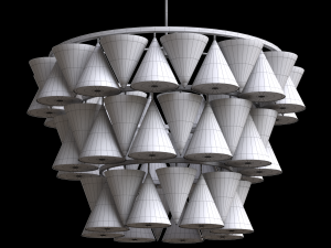 Legatto chandelier 3D 模型
