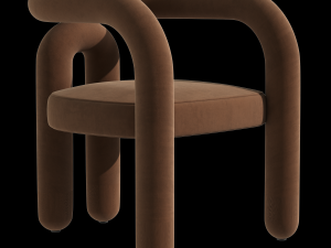 Louis Fashion Chair 3D मॉडल
