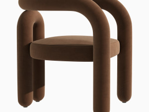 Louis Fashion Chair 3D मॉडल