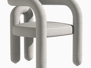 Louis Fashion Chair 3D मॉडल