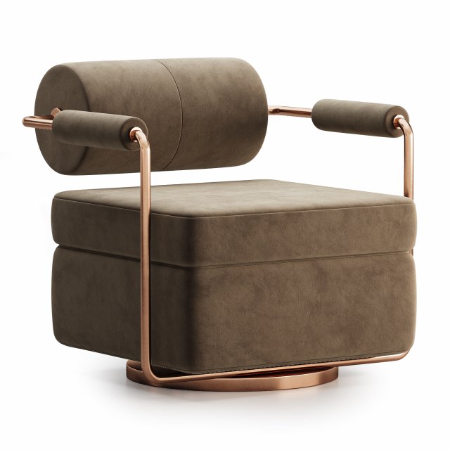 Anderson armchair 3D Model .c4d .max .obj .3ds .fbx .stl .blend 