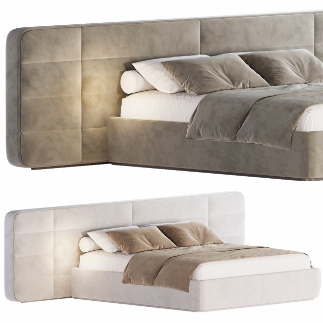 Master Let bed 3D Model .c4d .max .obj .3ds .fbx .stl .blend 