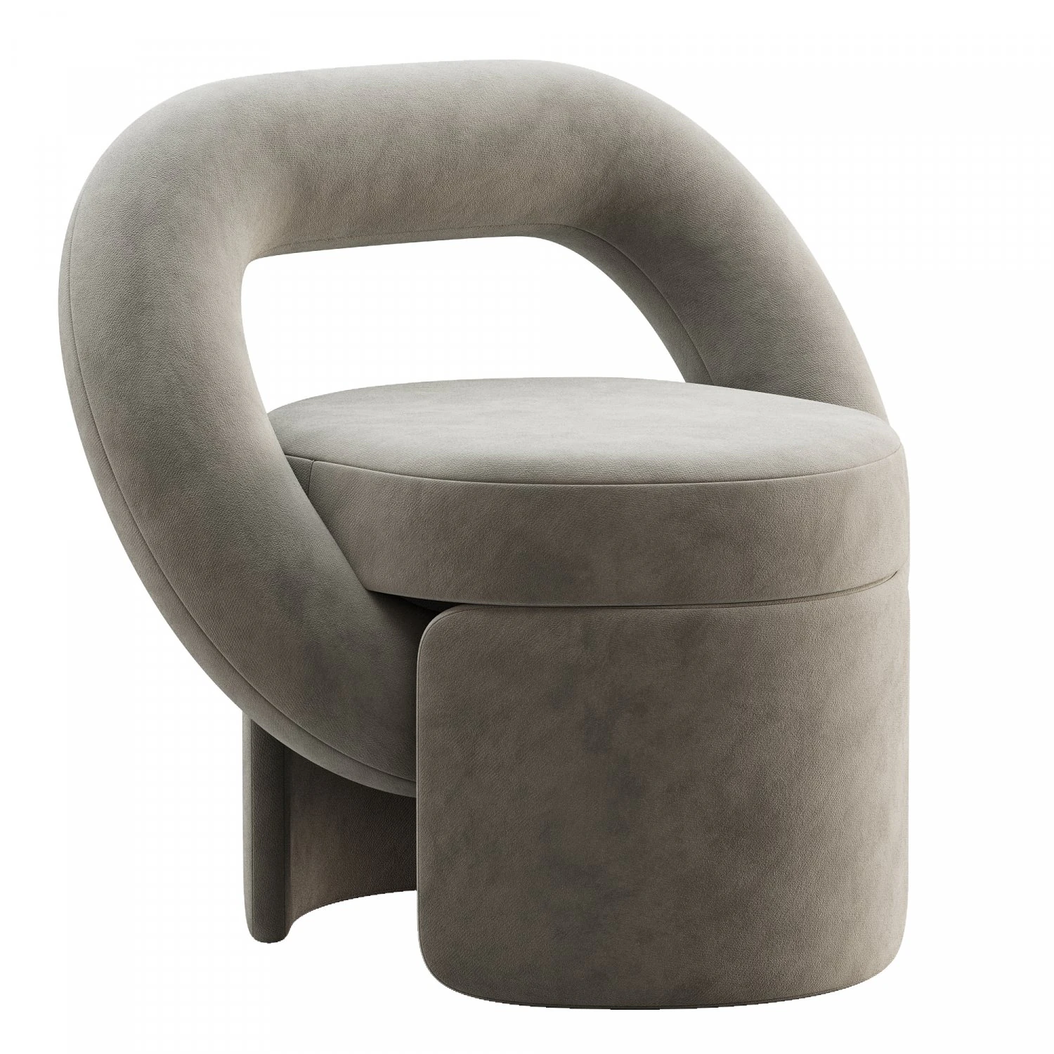 Play easy chair BY Woo 3D Model .c4d .max .obj .3ds .fbx .stl .blend 