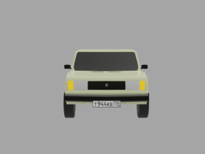 VAZ-2105 LowPoly 3D Model