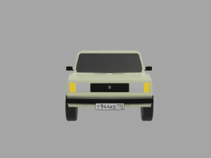 VAZ-2105 LowPoly 3D Model