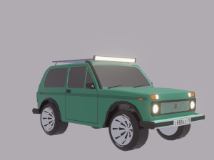 Vaz Niva-2121 OffRoad 3D Model
