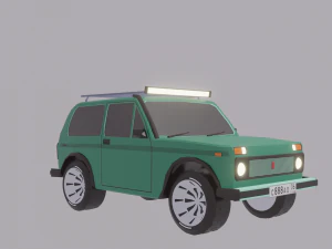 वाज़ निवा-2121 ऑफरोड 3D मॉडल