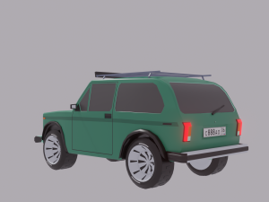 Vaz Niva-2121 OffRoad 3D Model