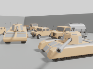 Military Car Pack 3D Model