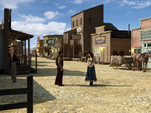Wild West Main Street OBJ 3D Model