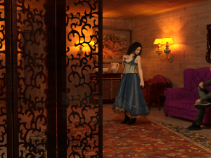 Wild West Main Street OBJ 3D Model