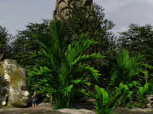 Ancient Jungle Temple 3D Model