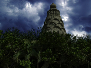 Ancient Jungle Temple Model 3D