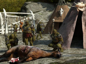 Orc Camp OBJ 3D Model