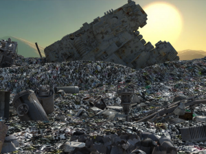 Waste Disposal Landscape OBJ FBX DAE 3D Model