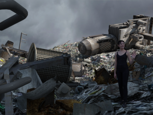 Waste Disposal Landscape OBJ FBX DAE 3D Модель