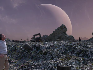 Waste Disposal Landscape OBJ FBX DAE 3D Model