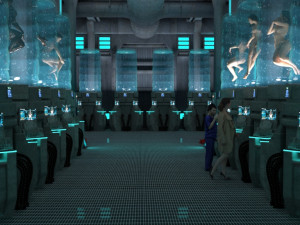 Cryo Stasis Deck OBJ FBX 3D Model